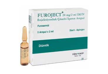 FUROJECT 20MG/2 ML IM/IV ENJEKSİYONLUK ÇÖZELTİ, 5 ADET