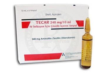 TECAR 240 MG/10 ML IV INFUZYONLUK COZELTI, 6 ADET