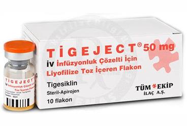 TIGEJECT 50 MG I.V. INFÜZYONLUK ÇÖZELTI IÇIN LIYOFILIZE TOZ,10 ADET