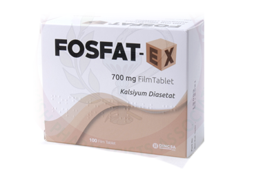 FOSFAT-EX 700 MG FILM TABLET,FILM TABLET, 100 ADET
