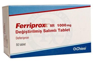 Ferriprox MR 1000 mg Değiştirilmiş Salımlı Tablet (50 adet)