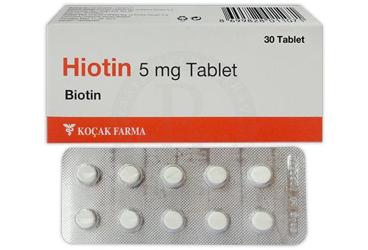 HIOTIN 5 MG TABLET,TABLET, 30 ADET