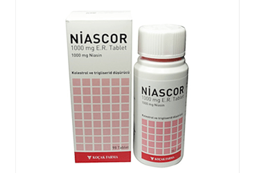 NIASCOR 1000 MG E.R. TABLET, 28 ADET