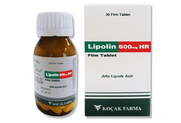 LIPOLIN 600 MG FILM KAPLI TABLET, 30 ADET