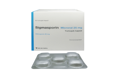 SIGMASPORIN MICRORAL 25 MG YUMUŞAK KAPSÜL
