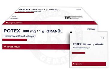 POTEX 880 MG / 1 G GRANÜL, 20 ADET