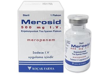 MEROSID 500 MG IV ENJEKTABL TOZ ICEREN 1 FLAKON