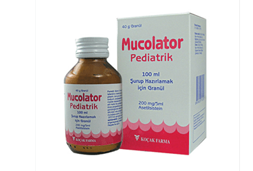 MUCOLATOR PEDIATRIK 100 ML SURUP HAZIRLAMAK ICIN GRANUL