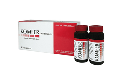 KOMFER 40 MG ORAL ÇÖZELTİ, 15 ML X 10 FLAKON
