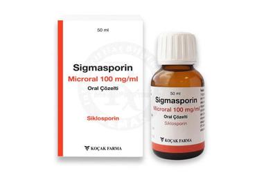 SIGMASPORIN MICRORAL 100 MG/ML ORAL SOLÜSYON