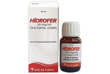 HİDROFER 50 MG/ML ORAL DAMLA, ÇÖZELTİ