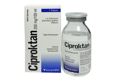 CIPROKTAN 200 MG/100 ML IV INFUZYON İÇİN COZELTI ICEREN FLAKON