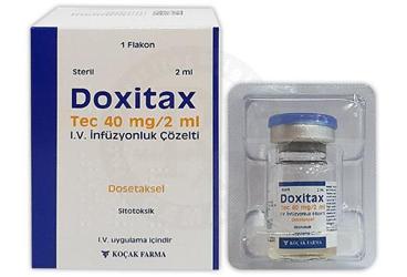 DOXİTAX TEC 40 MG/2 ML IV İNFÜZYONLUK ÇÖZELTİ