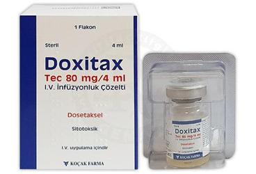 DOXİTAX TEC 80 MG/4 ML IV İNFÜZYONLUK ÇÖZELTİ, 1 ADET
