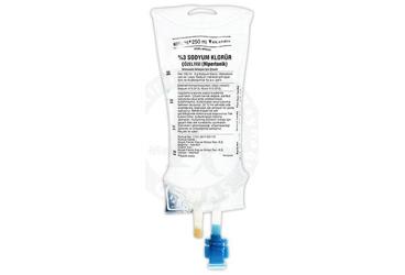 %3 SODYUM KLORUR SOLUSYON PVC 250 ML(SETSIZ)