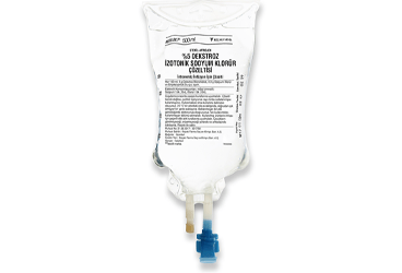 %5 DEKSTROZ IZOTONLK SODYUM KLORUR COZELTISI, 500 ML(SETSIZ) ŞİŞE
