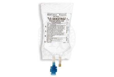 %5 DEKSTROZ SUDAKI COZELTISI SETSIZ, 150 ML