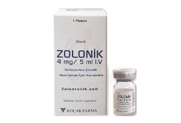ZOLONİK 4 MG/5 ML I.V. İNFÜZYONLUK ÇÖZELTİ HAZIRLAMAK İÇİN KONSANTRE , 1 ADET
