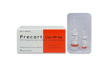 PRECORT-LIYO 40 MG IM/IV ENJEKSIYON ICIN LIYOFILIZE TOZ ICEREN AMPUL, 1 AMPUL