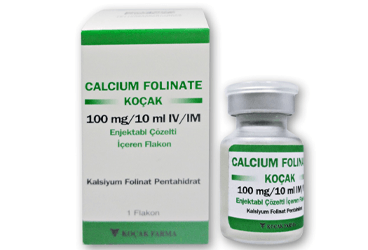CALCIUM FOLINATE-KOÇAK 100 MG/10 ML IM/IV ENJEKSİYONLUK ÇÖZELTİ