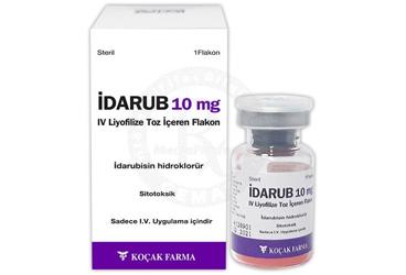 IDARUB 10 MG IV LIYOFILIZE TOZ IÇEREN FLAKON ,1 ADET