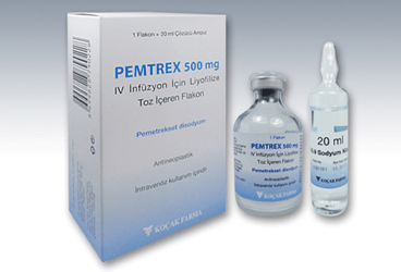 PEMTREX 500 MG IV INF. ICIN LIYOFILIZE TOZ ICEREN FLAKON, 1 ADET