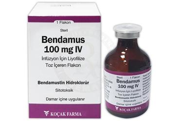 BENDAMUS 100MG IV INFÜZYON IÇIN LIYOFILIZE TOZ IÇEREN FLAKON, FLAKON, 1 ADET