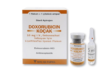 DOXORUBICIN KOÇAK 10 MG I.V./INTRAVESIKAL INFÜZYON IÇIN LIYOFILIZE TOZ IÇEREN FLAKON