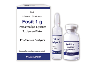 FOSIT 1 G I.V. PERFÜZYON IÇIN TOZ IÇEREN FLAKON, 1 FLAKON+1ÇÖZÜCÜ AMPUL
