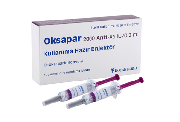 OKSAPAR 2000 ANTI-XA IU/0,2 ML KULL.HAZIR ENJEKTOR, 2 ENJEKTÖR