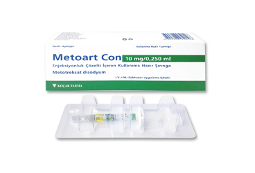 METOART CON 10 MG/0,25 ML ENJEKSIYONLUK ÇÖZELTI IÇEREN KULLANIMA HAZIR ŞIRINGA ,1 ŞIRINGA