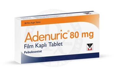 ADENURIC 80 MG FILM KAPLI TABLET ,TABLET, 28 ADET