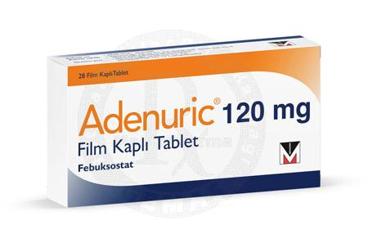 ADENURIC 120 MG FILM KAPLI TABLET ,TABLET, 28 ADET