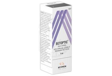 BETOPTIC % 0.5 STERİL GÖZ DAMLASI, ÇÖZELTİ, 5 ML