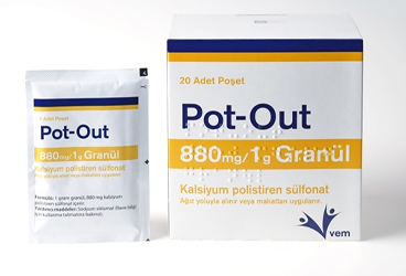 POT-OUT 880 MG/1 G GRANÜL, 20 ADET