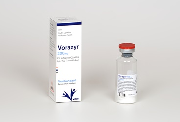 VORAZYR 200 MG IV INFÜZYON ÇÖZELTISI IÇIN TOZ IÇEREN FLAKON,1 ADET