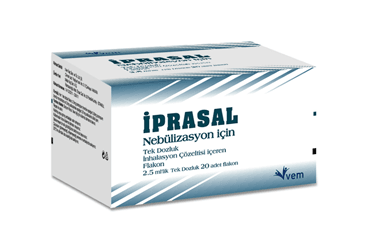 İPRASAL 0,5 MG+2,5 MG/2,5 ML NEBULİZASYON İÇİN TEK DOZLUK İNHALASYON ÇÖZELTİSİ İÇEREN FLAKON, 20 ADET
