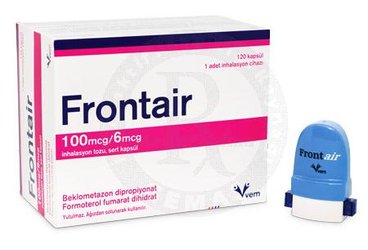 Frontair 100 mcg/6 mcg İnhalasyon Tozu, Sert Kapsül, 120 adet