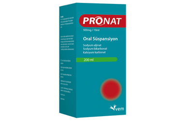 PRONAT 500 mg+267 mg+160 mg/10 ml ORAL SÜSPANSIYON, 200 ML