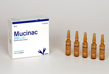 MUCINAC 300 MG/3 ML COZELTI ICEREN AMPUL, 10 ADET