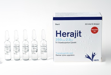 HERAJIT 250 MG/2.5 ML IV ENJEKSİYONLUK ÇÖZELTİ, 10 ADET