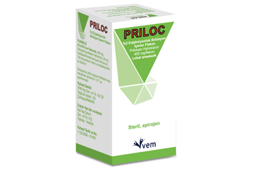 PRILOC %2 ENJEKSİYONLUK ÇÖZELTİ İÇEREN FLAKON, 1 ADET