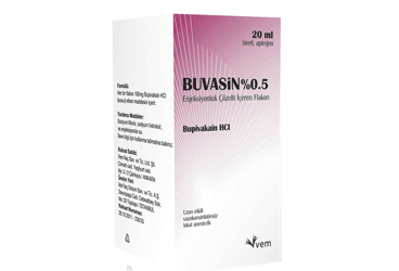 BUVASIN 5 MG/ML ENJEKSİYONLUK ÇÖZELTİ İÇEREN FLAKON, 1 ADET