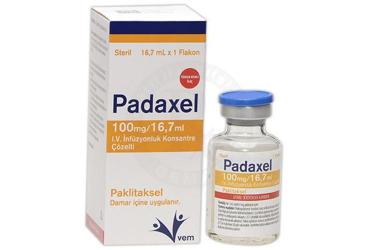 PADAXEL 100 MG/16,7 ML I.V. İNFÜZYONLUK KONSANTRE ÇÖZELTİ