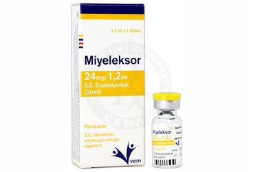 Miyeleksor 24mg/1,2ml S.C. Enjeksiyonluk Çözelti, 1 ADET
