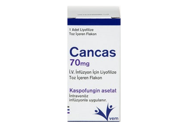 CANCAS 70 MG IV INFÜZYON IÇIN LIYOFILIZE TOZ IÇEREN FLAKON, 1 ADET