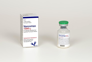 VANCOMAX 1000 MG IV İNFÜZYONLUK VE ORAL ÇÖZELTİ HAZIRLAMAK İÇİN LİYOFİLİZE TOZ,1 ADET