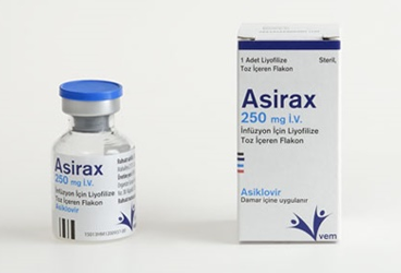 ASIRAX 250 MG I.V. INFÜZYON IÇIN LIYOFILIZE TOZ IÇEREN FLAKON, 1 ADET