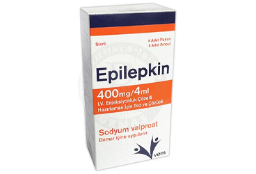 EPİLEPKİN 400 MG/4 ML I.V. ENJEKSİYONLUK ÇÖZELTİ HAZIRLAMAK İÇİN TOZ VE ÇÖZÜCÜ, 4 ADET FLAKON+4 ADET ÇÖZÜCÜ AMPUL
