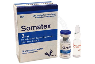 SOMATEX 3 MG I.V. İNFÜZYONLUK ÇÖZELTİ HAZIRLAMAK İÇİN TOZ VE ÇÖZÜCÜ, 1 FLAKON + 1 ÇÖZÜCÜ AMPUL